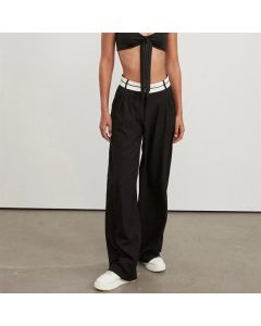 Women Wide Leg High Waisted Pant