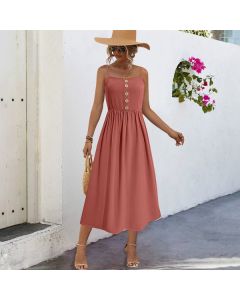 Women Spaghetti Strap Dress