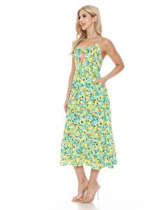 Women Floral Maxi Dress