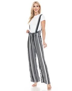 Women Striped Long Causal Pant