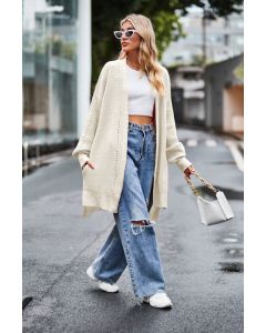 Women Long Sleeve Sweater Knit Cardigan