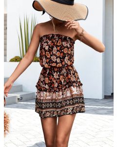 Women Print Tube Dress