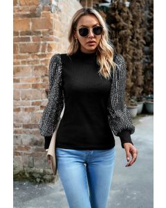 Women Long Sleeve Mock Neck TOP
