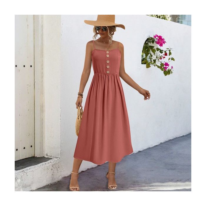 Women Spaghetti Strap Dress