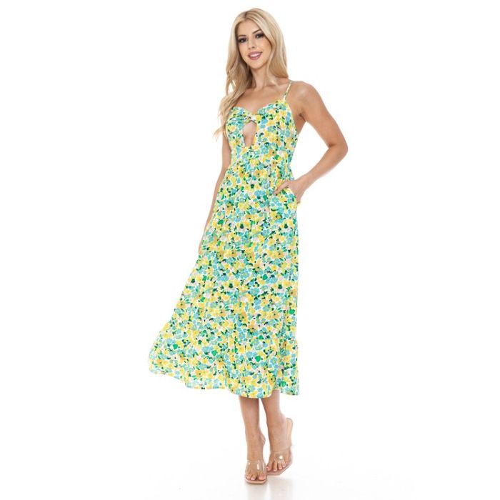 Women Floral Maxi Dress