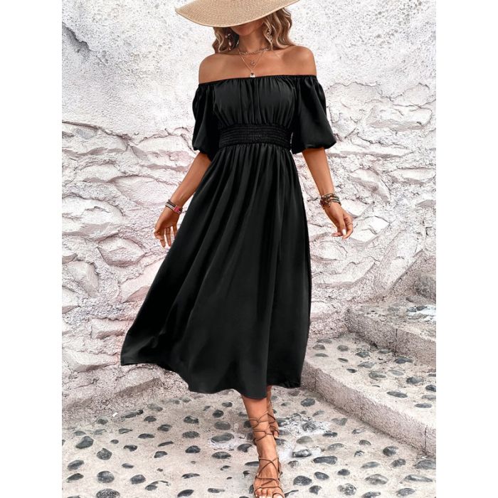 Women Short Sleeve Maxi Dress