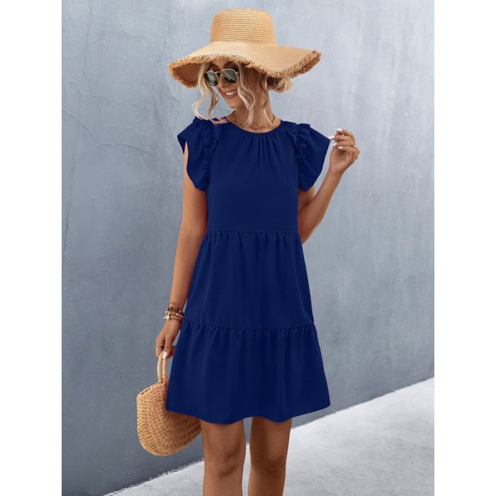 Women Sleevelees Midi Length Dress