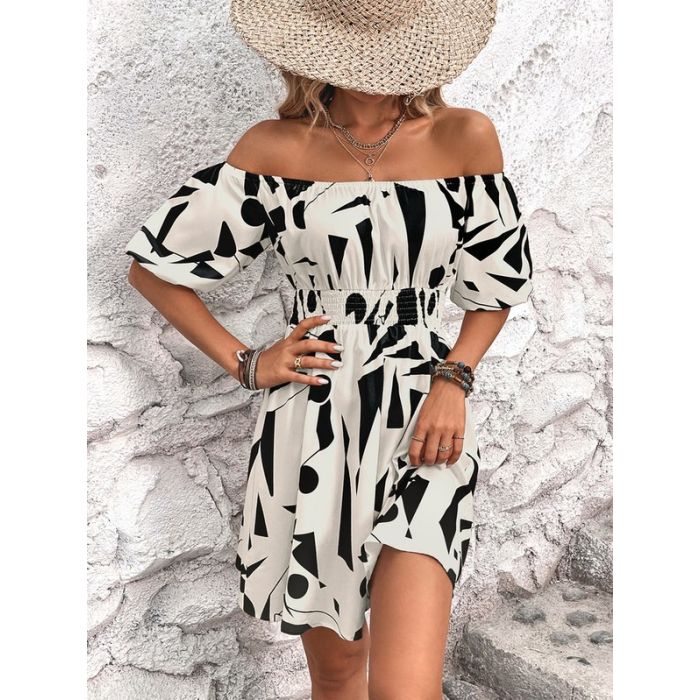 Women Off Shoulder Midi Dress