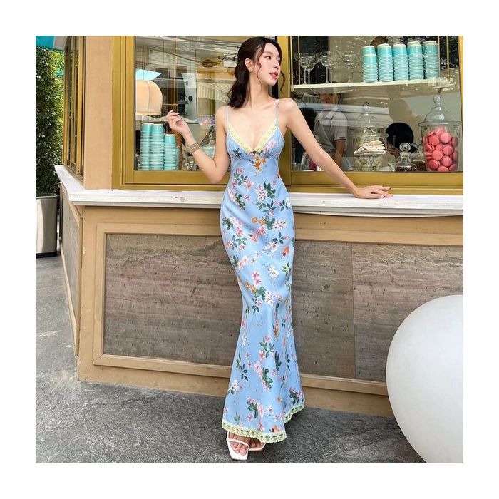 Women Floral Maxi Dress